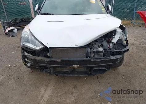 2013 Hyundai Veloster Turbo W/Black из США, поврежденный, VIN KMHTC6AE9DU149325